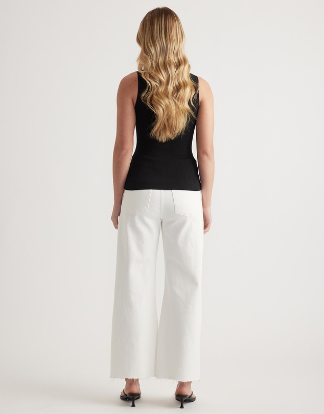 Decjuba - Holly Square Neck Knit Tank