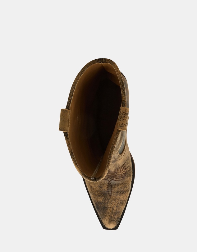 Steve Madden - Albany Brown Distressed Boots