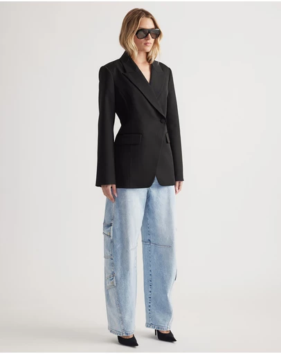 Decjuba - Alexa Cargo Barrel Jeans