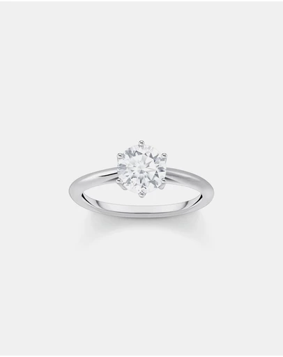 THOMAS SABO - Ring with white zirconia in brilliant cut