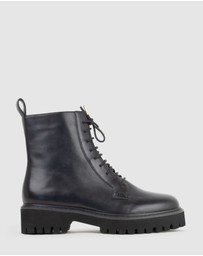 Edward Meller - UTHER Lace Up Boot on Chunky Sole