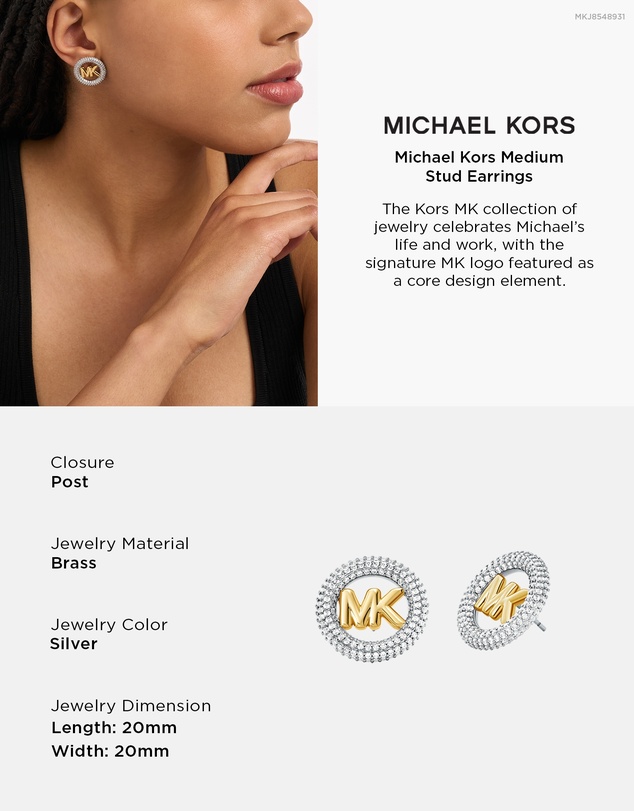Michael Kors - Premium Silver tone Earring
