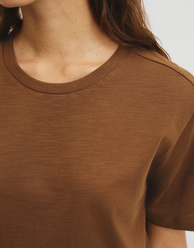 Country Road - Textured Short Sleeve Slub T-shirt