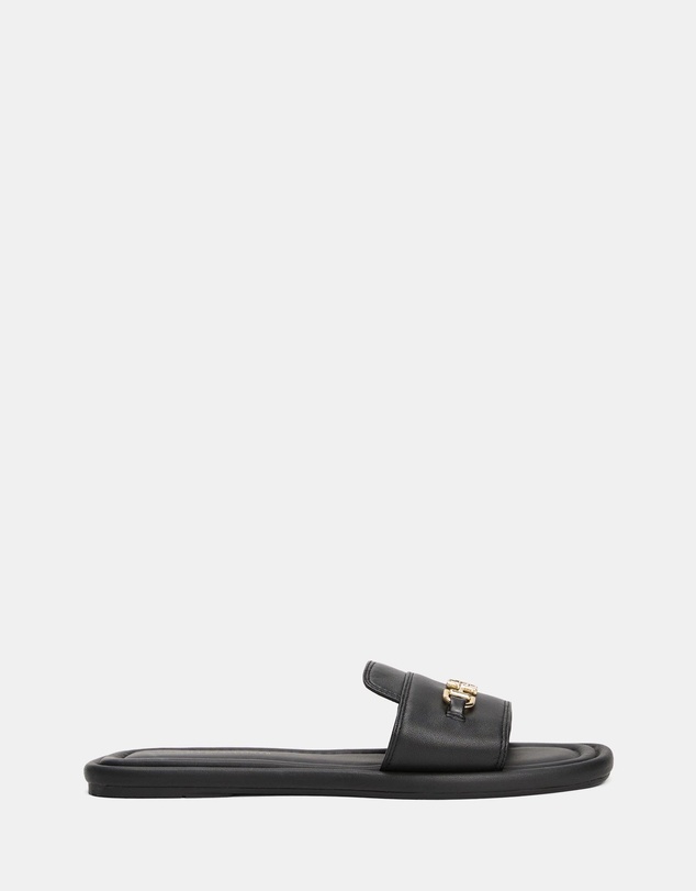 Tommy Hilfiger - Leather Horsebit Mules - Women's
