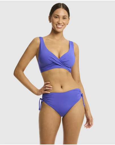 Sea Level Australia - Essentials Edit Cross Front Multifit Bra Top