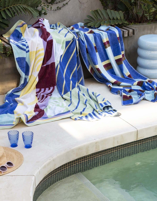 Bambury - Leno Jacquard Beach Towel