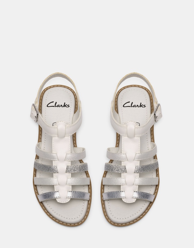 Clarks - Luana Hope (K) White Combi