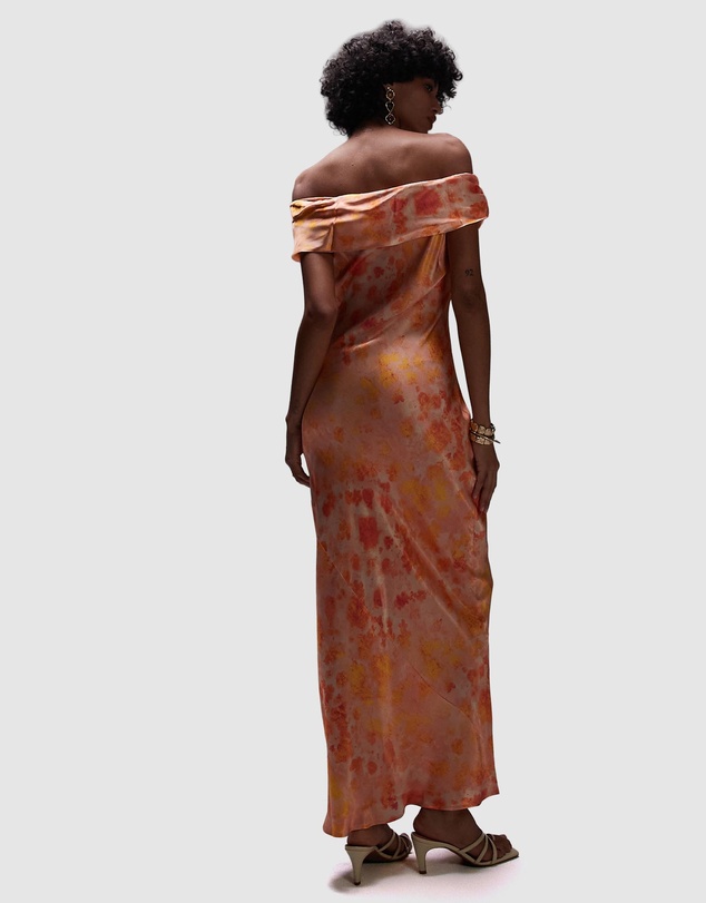 TOPSHOP - Drape Shoulder Maxi Occasion Dress