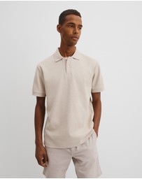 Country Road - Short Sleeve Australian Cotton Textured Polo
