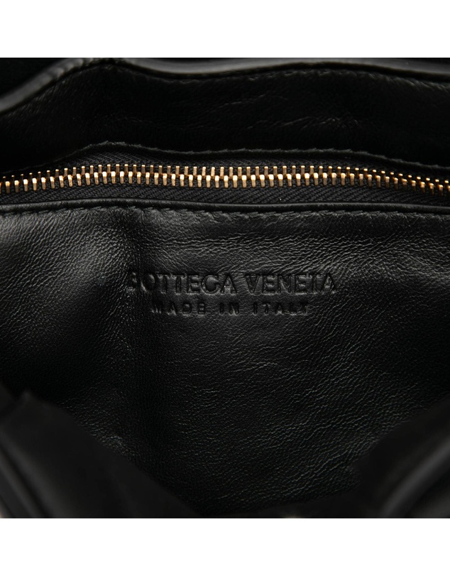 Pre-Loved by Azura Reborn - Pre-Loved Nappa Intrecciato Padded Chain Cassette Satchel