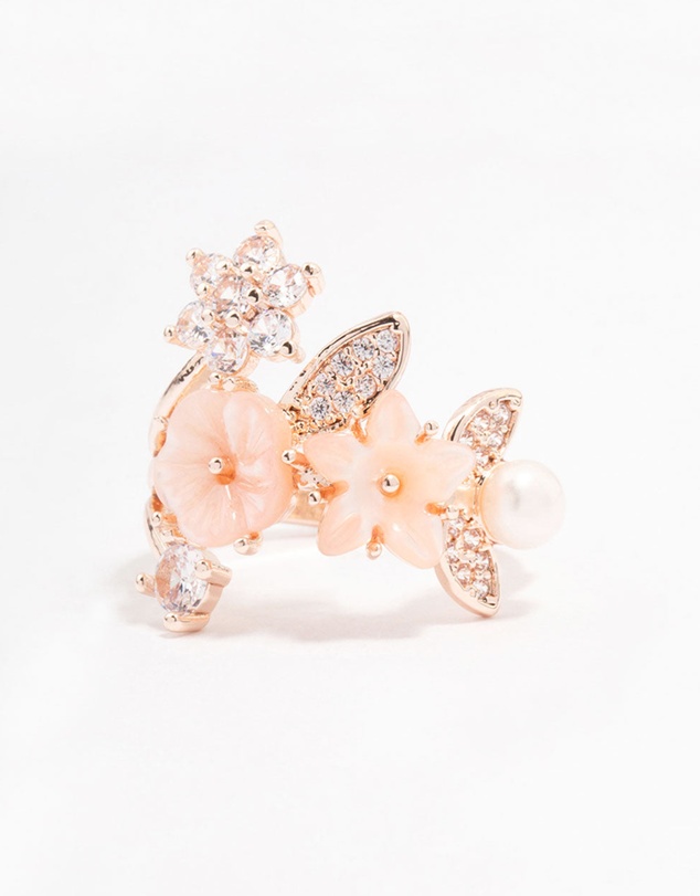 Lovisa - Rose Gold Plated Floral Bouquet Ring