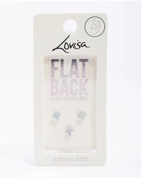 Lovisa - Surgical Steel Flower Flat Back Pack