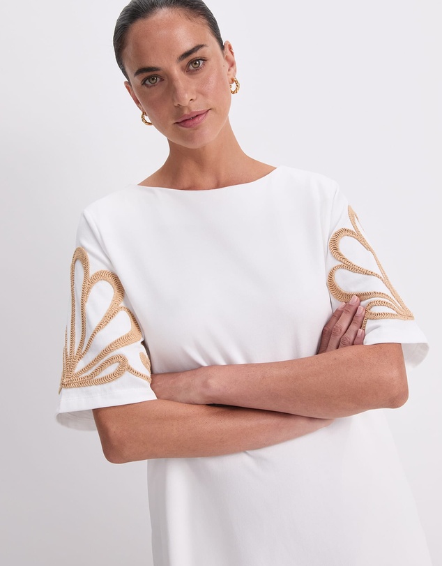 Sportscraft - Eliza Embroidery Mini Dress