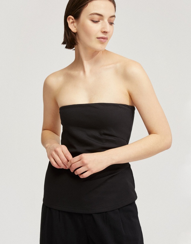 Oxford - Clara Strapless Ponti Top