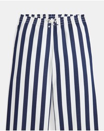 Polo Ralph Lauren - Striped Cotton Dobby Wide-Leg Pants (7YRS-16YRS)