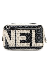 Pre-Loved by Azura Reborn - Pre-Loved Coated Canvas Camellia Logo Camera Bag
