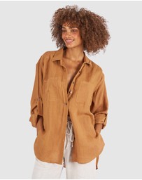 CAMIXA - Luna Oversize Linen Shirt