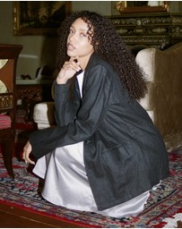 CAMIXA - Jackie Oversized Linen Blazer Jacket