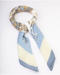 Lovisa - Blue Fabric Regal Printed Scarf