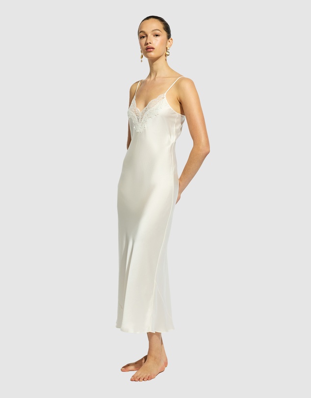 GINIA - Silk Lace Slip
