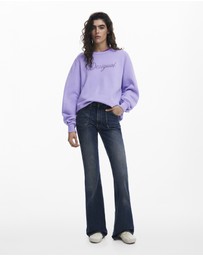 Desigual - Strass logo sweatshirt