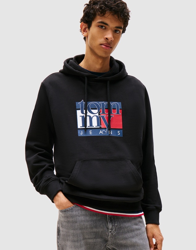 Tommy Jeans - Flag Logo Terry Hoodie