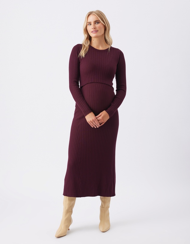 Ripe Maternity - Eden Knit Nursing Dress