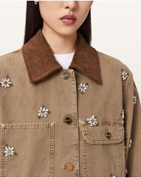 AllSaints - Bex Embellished Denim Jacket