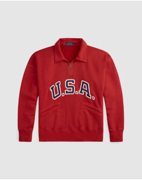 Polo Ralph Lauren - Vintage Fit USA Collared Sweatshirt