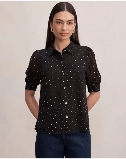Forever New - Faye Short Sleeves Blouse