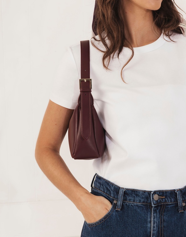 Morgan & Taylor - Anya Shoulder Bag in Fig Purple