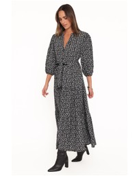 Petal & Pup - Dixon Maxi Dress - Black Ditsy Floral