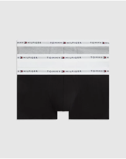 Tommy Hilfiger - 3-Pack Signature Waistband Low Rise Trunks