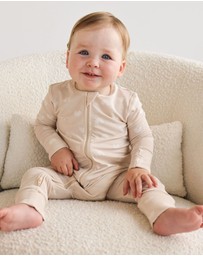 Kynd Baby - Day or Night Onesie in Neutral Rainbow