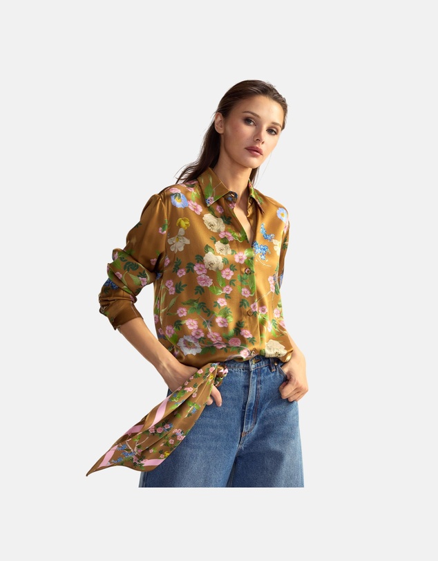 Cynthia Rowley - Bloom Silk Scarf