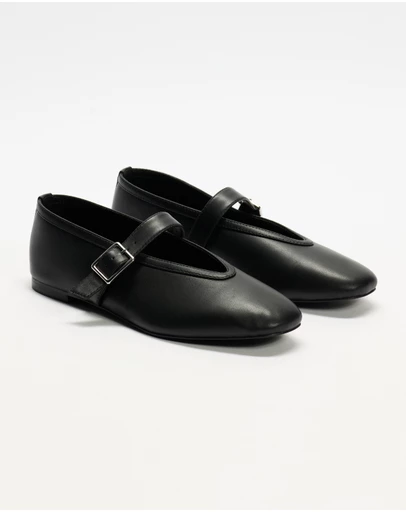 Atmos&Here - Riley Leather Ballet Flats