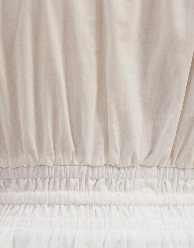 Atmos&Here - Elis Cotton Gathered Waist Top