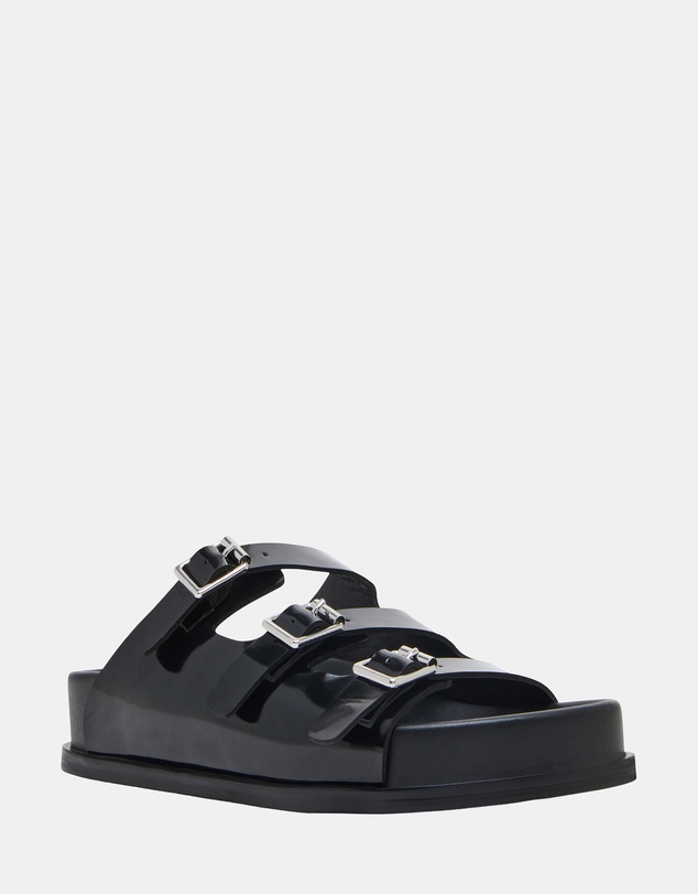 Steve Madden - Easy-Peazy Black Sandals