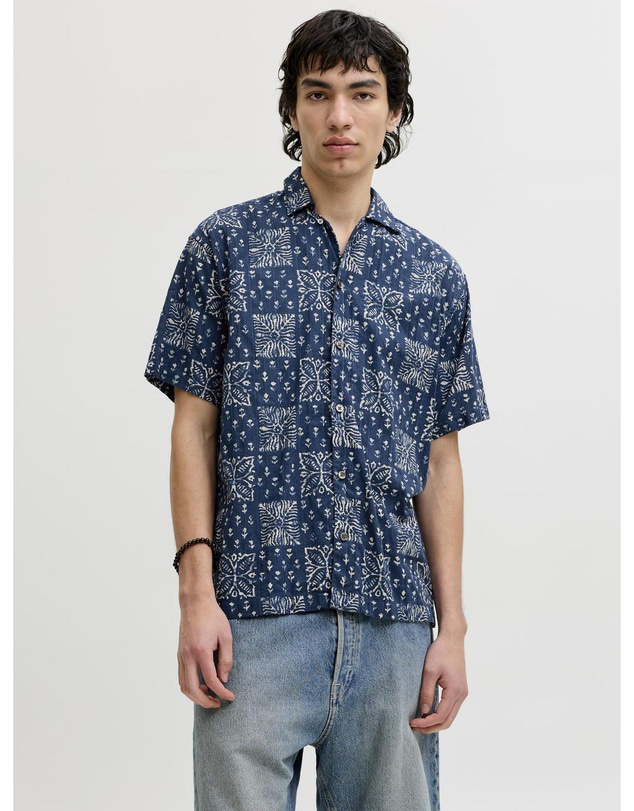 Jack & Jones - Lyon Printed Dobby S/S Shirts
