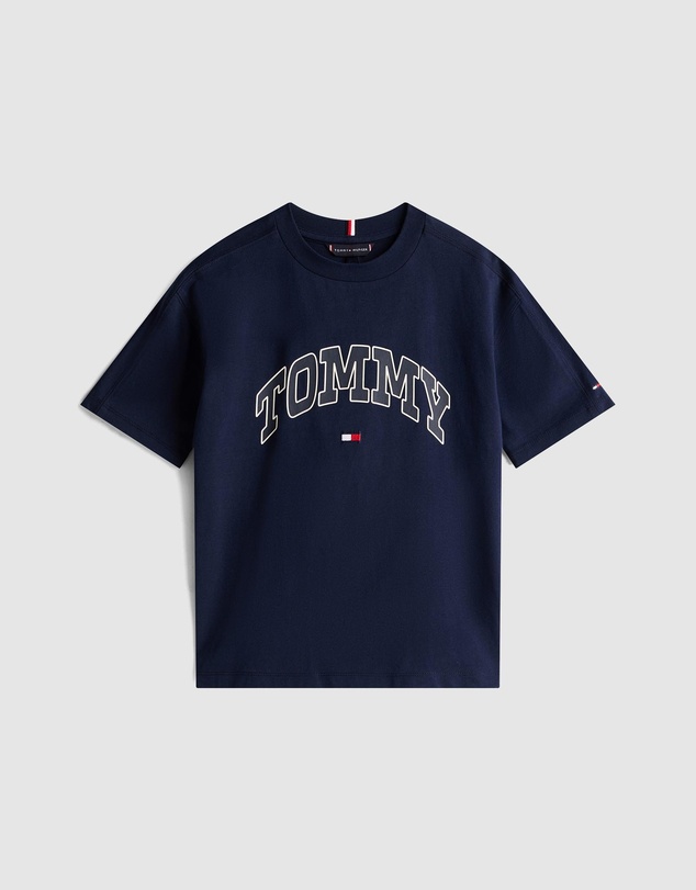 Tommy Hilfiger - Varsity Logo Crew Neck T-Shirt - Teens
