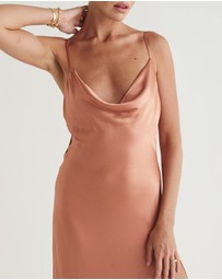 MOS The Label - Calista Cowl Neck Midi Dress