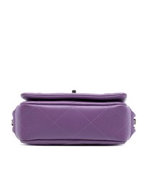 Pre-Loved by Azura Reborn - Pre-Loved Mini Lambskin Triple Chain Full Flap