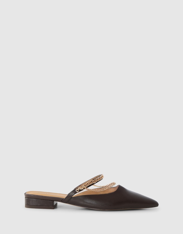 Belle & Bloom - On The Go Leather Flat