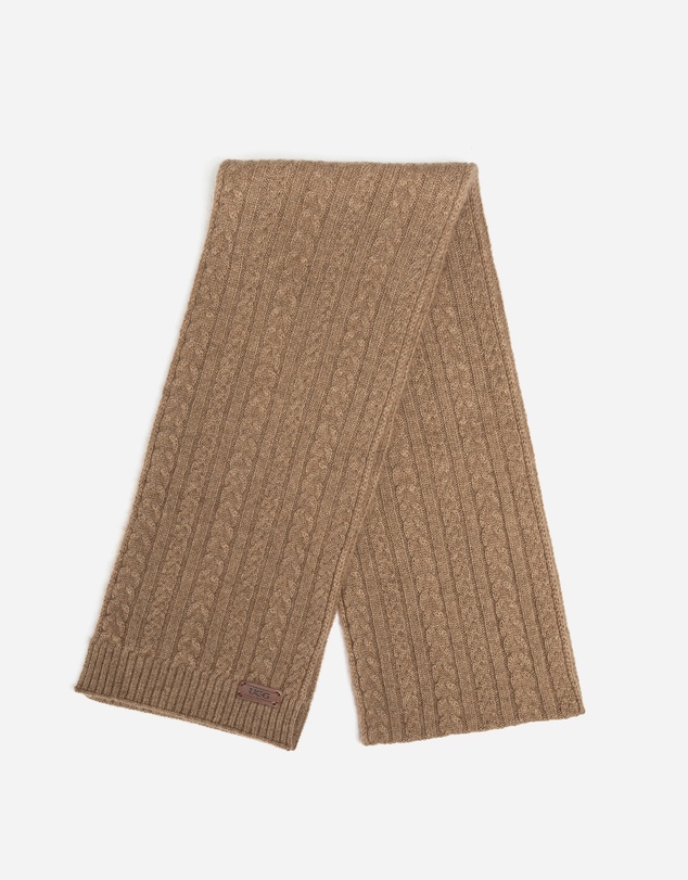 Ozwear Connection Uggs - Ugg Cable Knit Pure Cashmere Scarf
