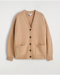 COS - Oversized Cashmere-Blend Cardigan