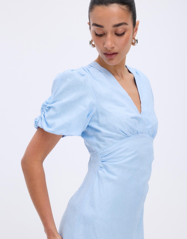 Minima Esenciales - Amaya Puff Sleeve Maxi Dress