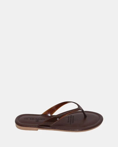 Human - Women's Sugar Jelly Strap Sandals Choc