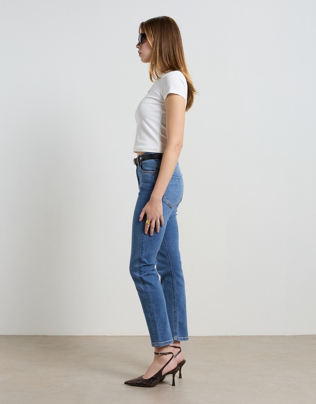 DRICOPER DENIM - Della Pacific Blue Slim Straight Leg Jeans