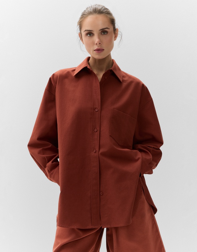 UNISON - Oversized Oxford Shirt