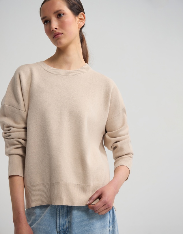 Oxford - Lexie Cotton Crew Neck Knit